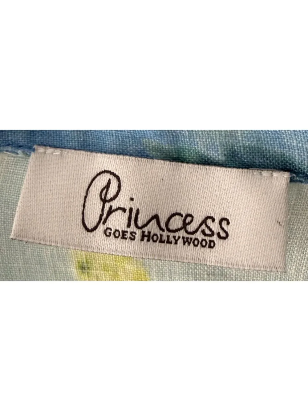 Princess Goes Hollywood Womens Linen Tropical Print Button-Up Shirt Medium Beach - Picture 4 of 6